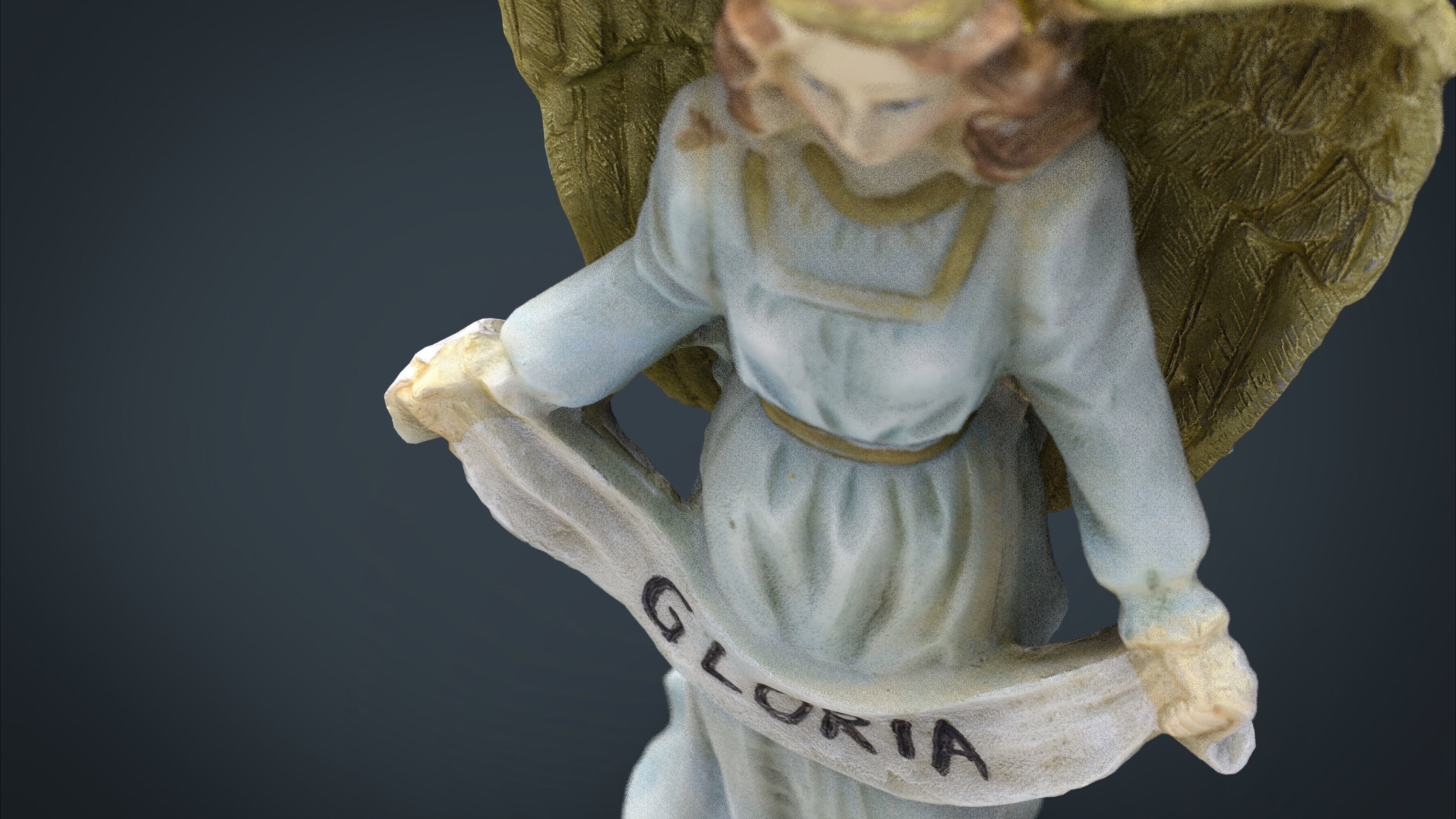 Gloria Angel Low-poly 3D model_11