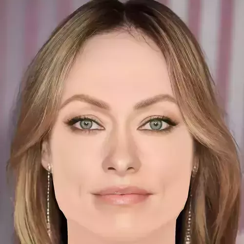 Olivia Wilde Head - No Hair - Low poly head for game