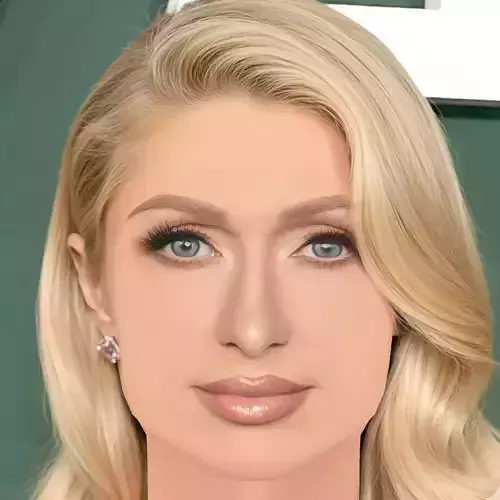 Paris Hilton Head - No Hair - Low poly head for game