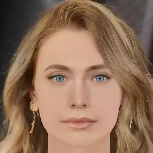 Paris Jackson Head - No Hair - Low poly head for game