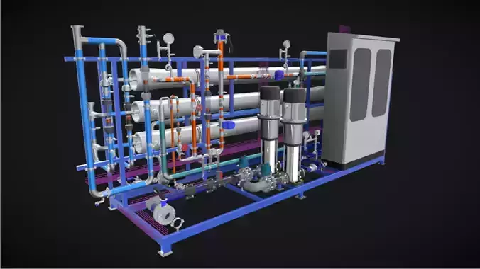 9m3h 2Stage RO System