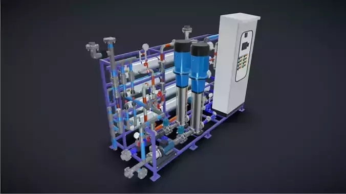 8m3h 3Stage RO System