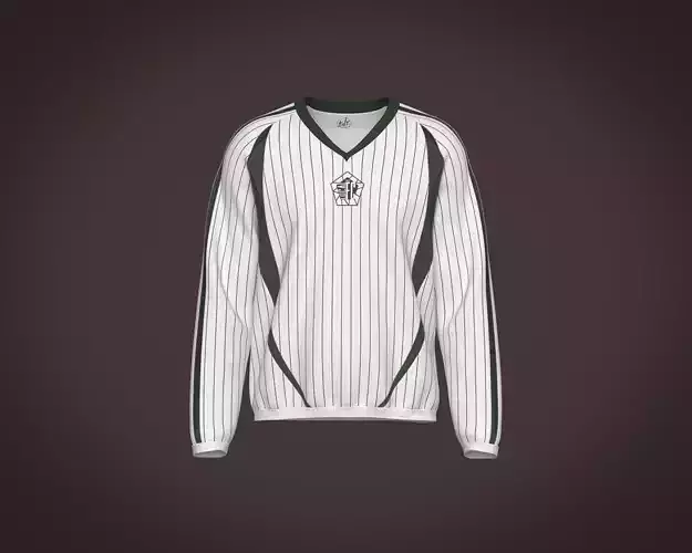 Mens raglan sweatshirt with cut and sew and graphic detailing