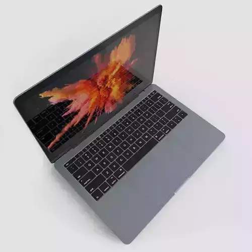 Apple MacBook Pro 13 Low-poly 3D model