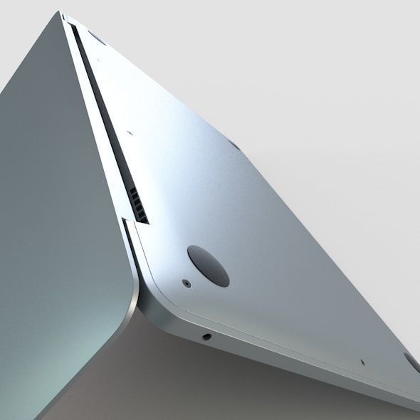 Apple MacBook Pro 13 Low-poly 3D model_5