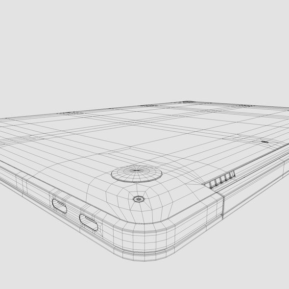 Apple MacBook Pro 13 Low-poly 3D model_8