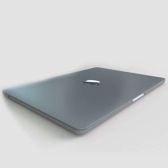 Apple MacBook Pro 13 Low-poly 3D model_6