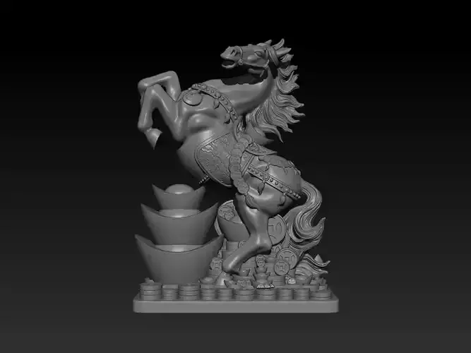 WEALTH HORSE STATUE 03