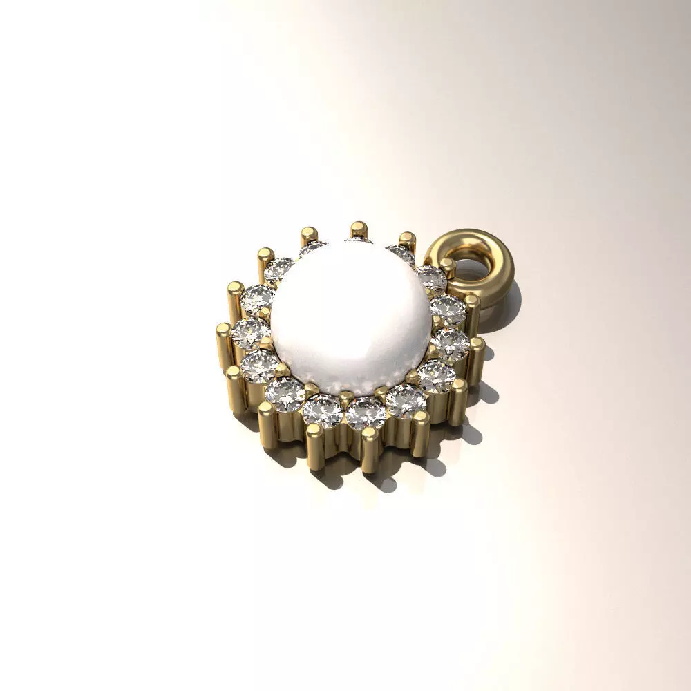 Pendant Pearl Free 3D print model