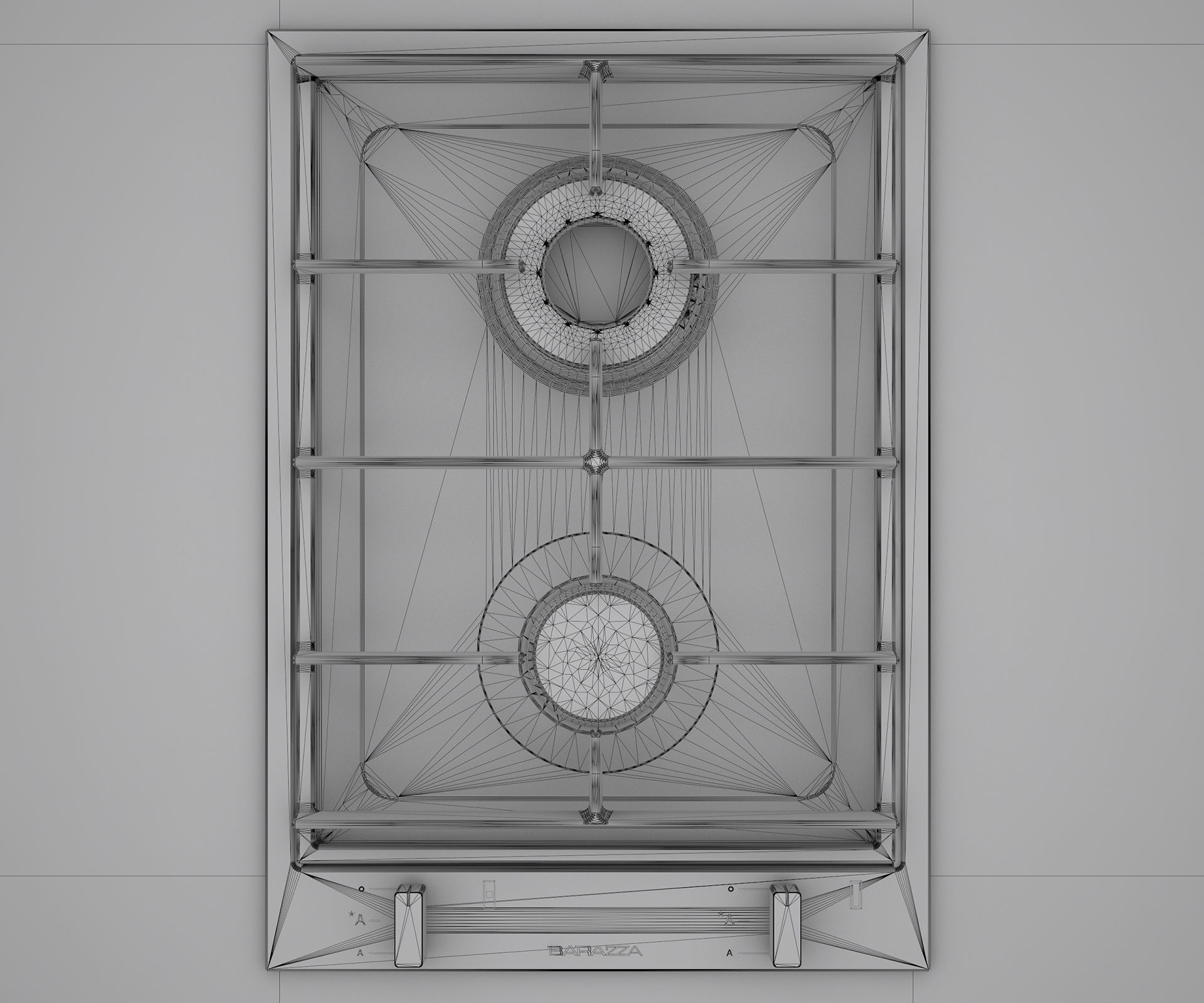 BARAZZA COLLECTION induction grids barbecue C4DVray 3D model_18