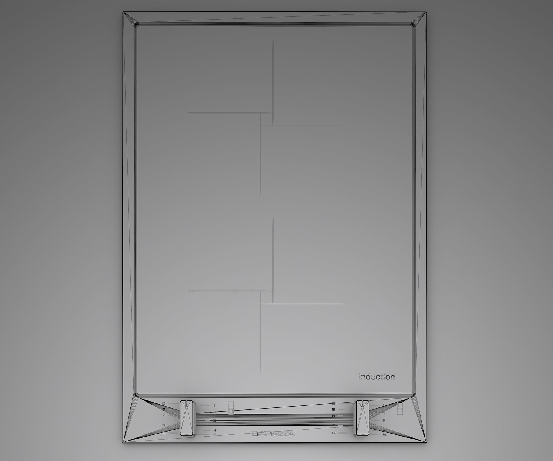 BARAZZA COLLECTION induction grids barbecue C4DVray 3D model_12