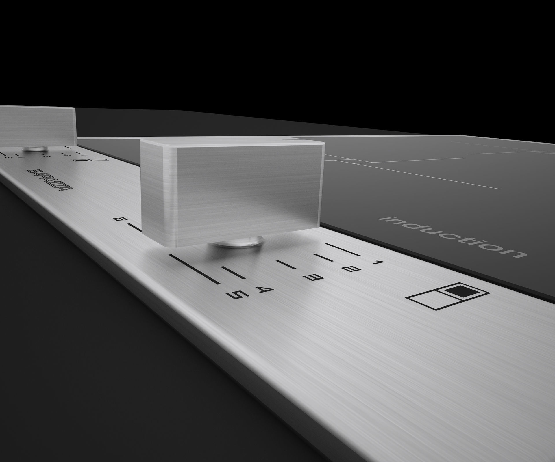BARAZZA COLLECTION induction grids barbecue C4DVray 3D model_3