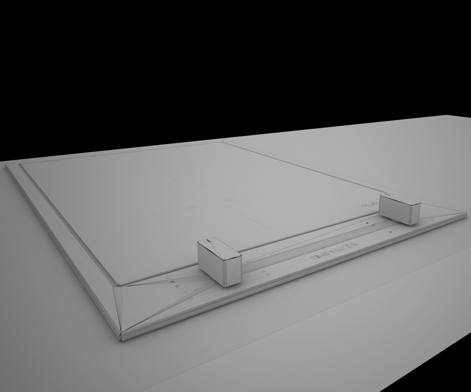 BARAZZA COLLECTION induction grids barbecue C4DVray 3D model_13