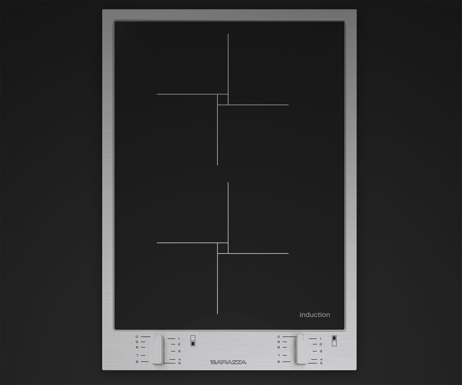 BARAZZA COLLECTION induction grids barbecue C4DVray 3D model_1