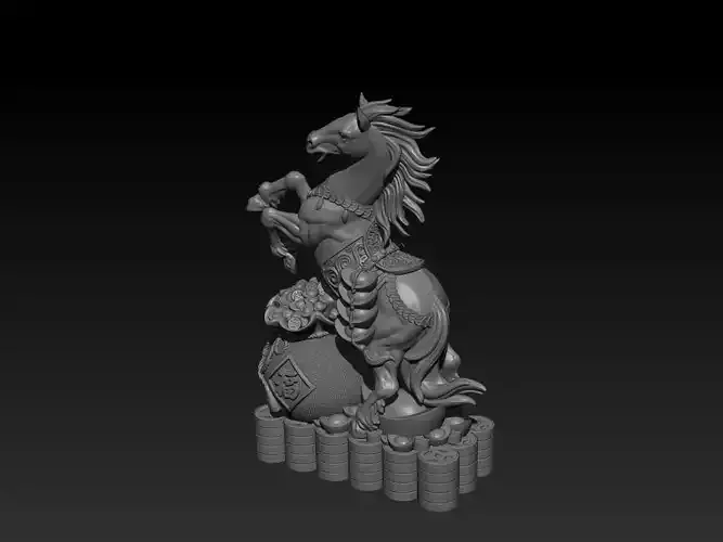WEALTH HORSE STATUE 04