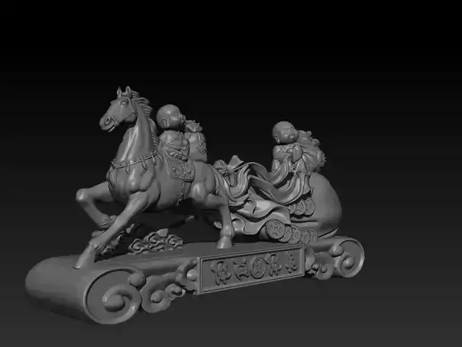 WEALTH HORSE STATUE 05