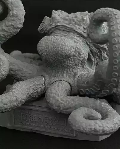 Demon Octopus of The Southern Seas - 3D Printable Model