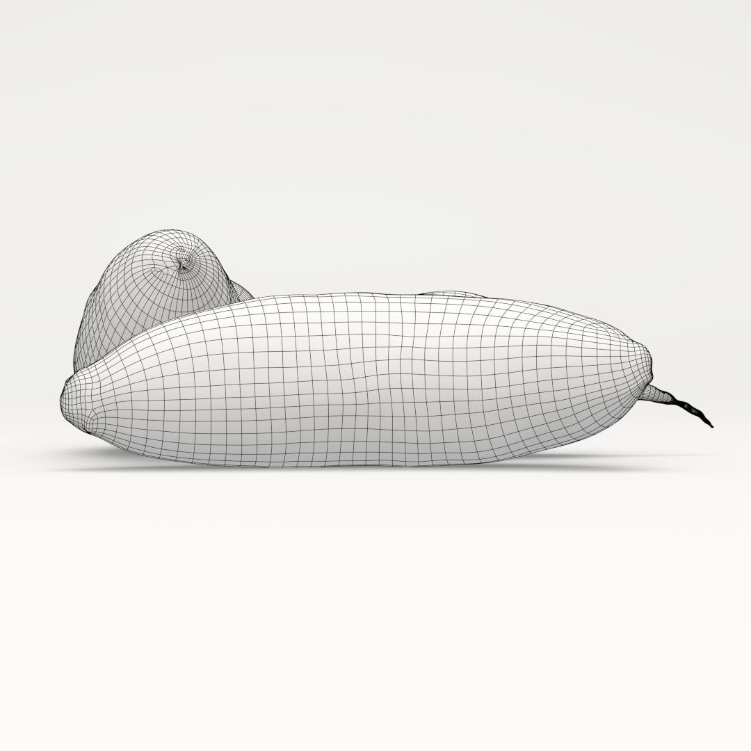 Beetroots two potatoes 3D model_8