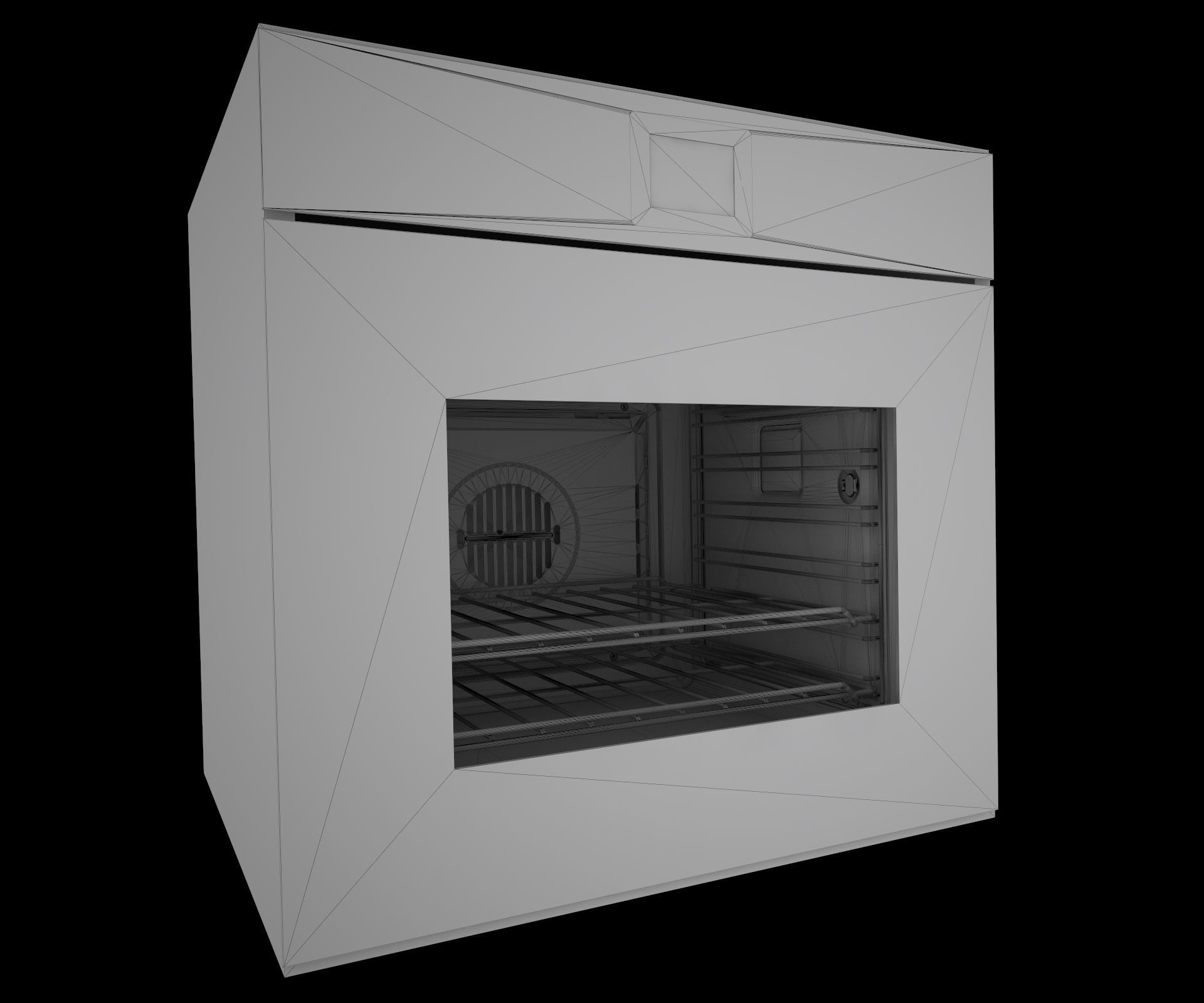 BARAZZA Oven Velvet 60 C4DVray 3D model_4
