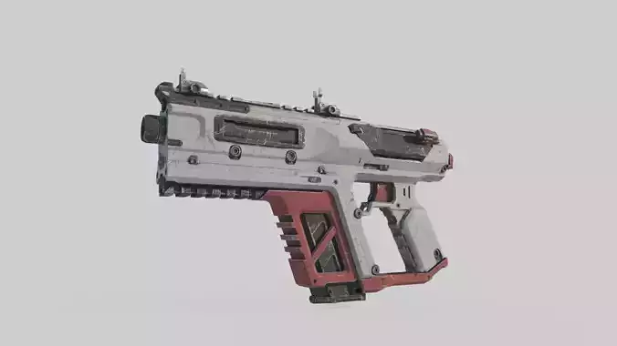 Future sci-fi weapon laser gun