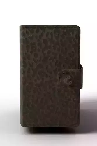 Leopard Print Leather Card Holder or Wallet