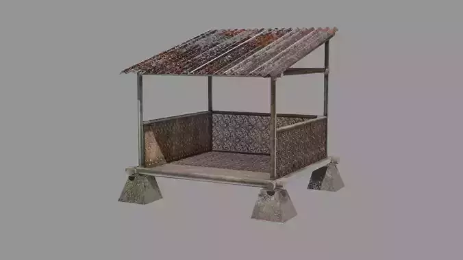 Sundanesse Saung indonesian Traditional Shelter