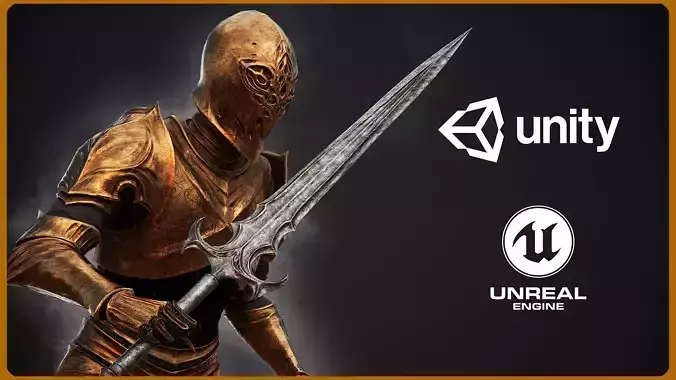 Elite Fantasy Knight Game Ready