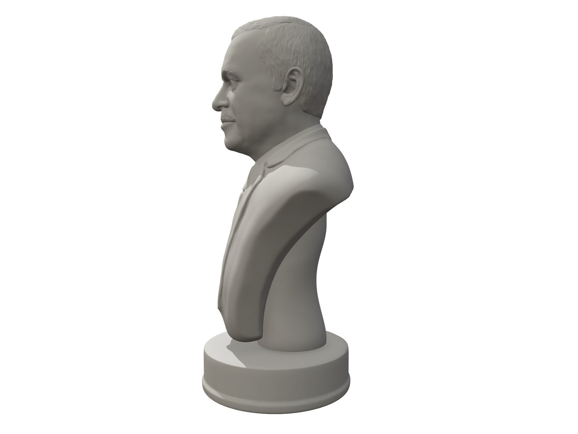 Recep Tayyip Erdogan 3D print model_12