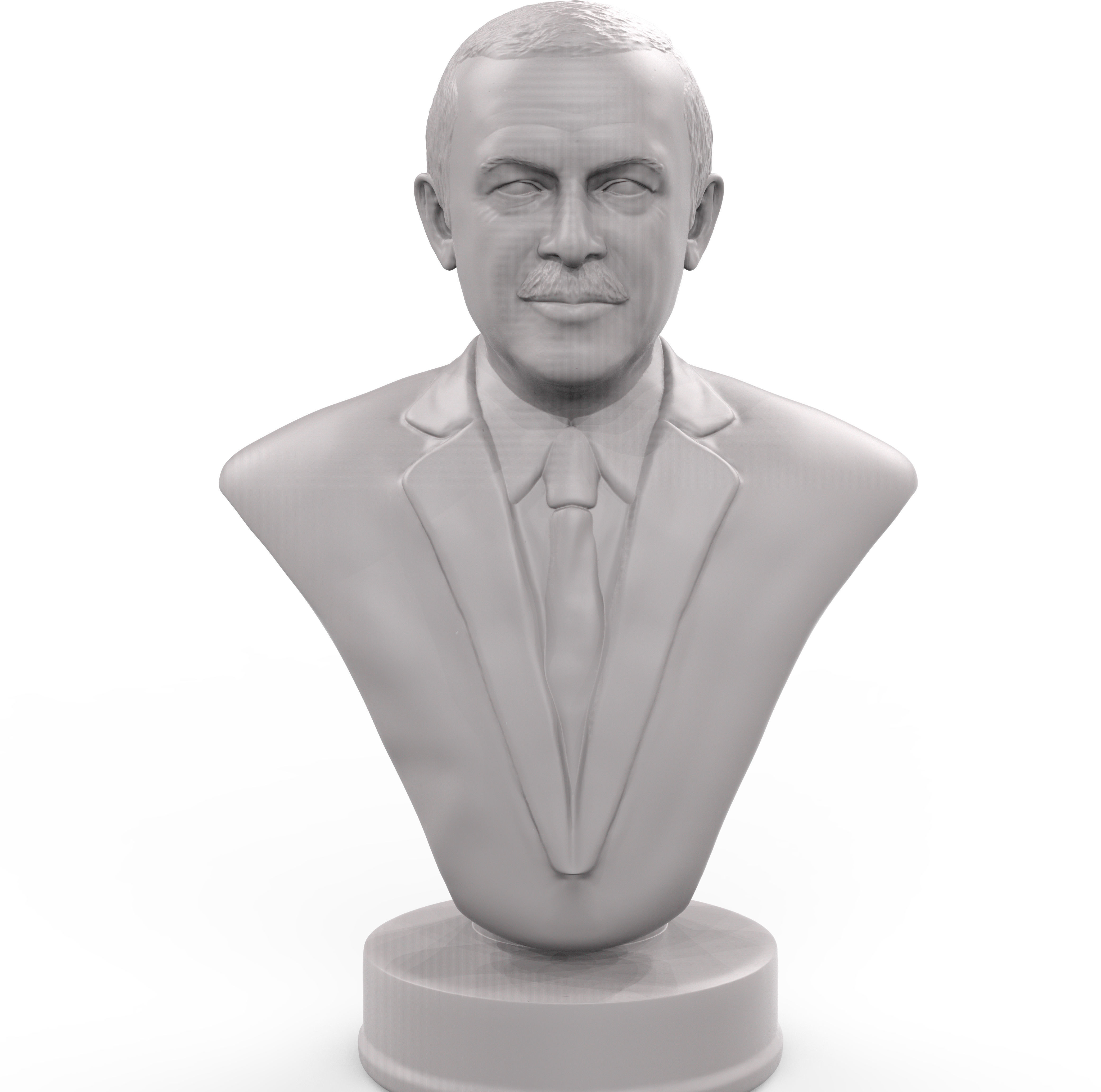 Recep Tayyip Erdogan 3D print model_2