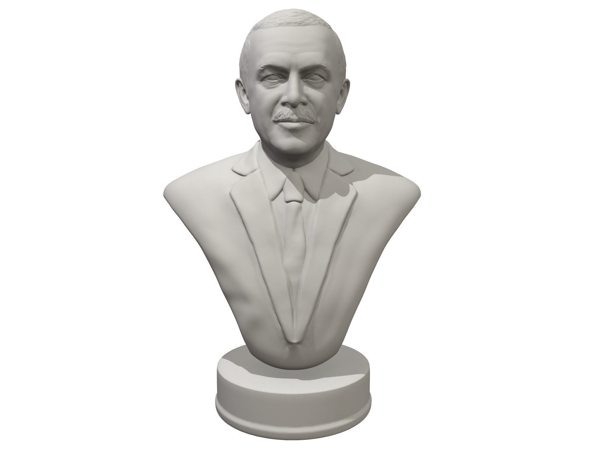 Recep Tayyip Erdogan 3D print model_3