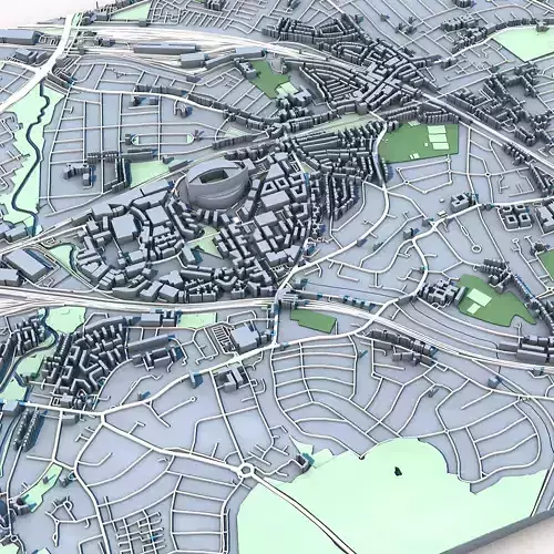 Wembley Stadium England 3D model 6