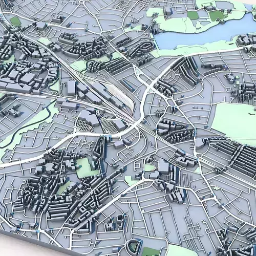 Wembley Stadium England 3D model 3