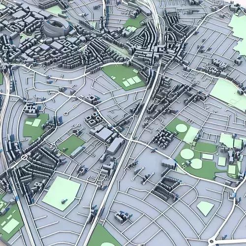 Wembley Stadium England 3D model 7