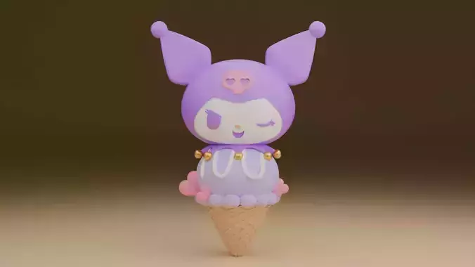 Ice cream sanrio kuromi 34