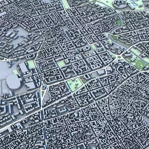 Simferopol City Ukraine 3D model 4