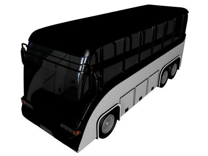 Bus 2 3D model 3D model
