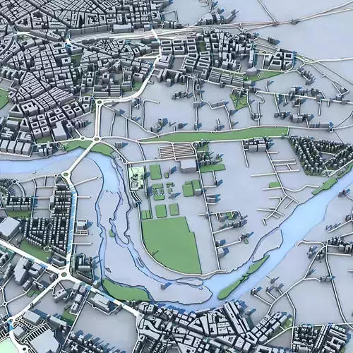 Salamanca City in Spain 3D model 5