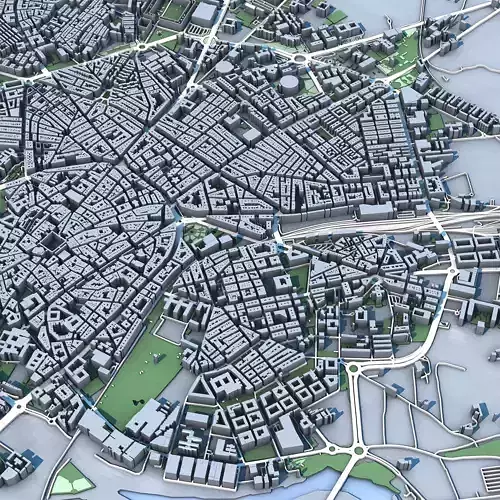 Salamanca City in Spain 3D model 4