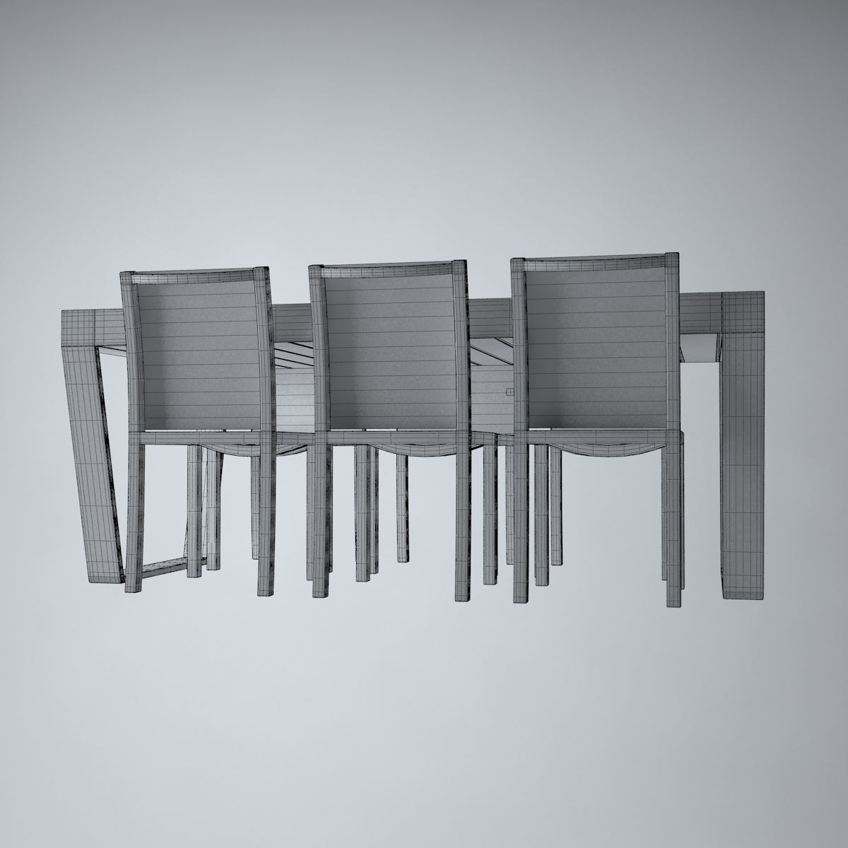 Outdoor  Table 3D model_14