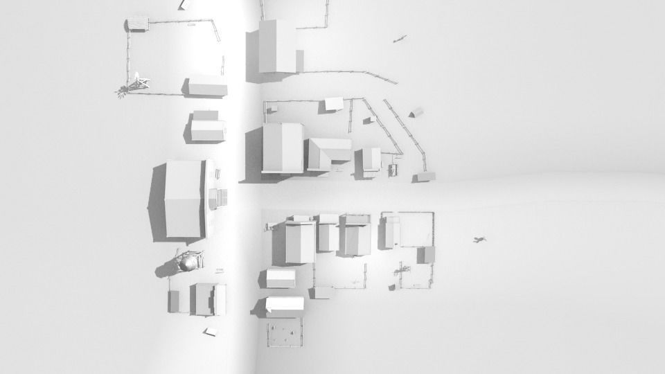 Western town Free low-poly 3D model_26