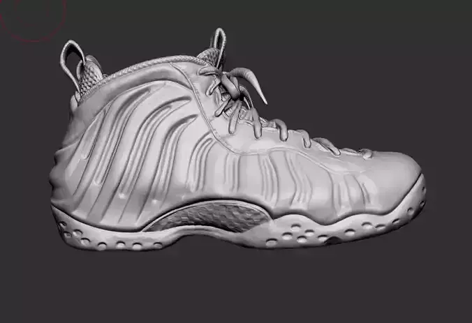 Nike Foamposite 3d print highpoly 