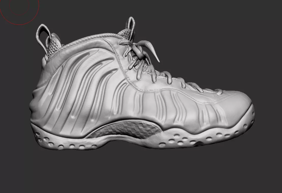Nike Foamposite 3d print highpoly 3D model