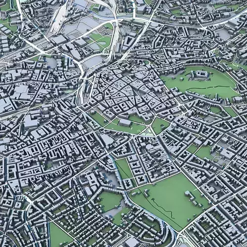 Brno City in the Czech Republic 3D model 5