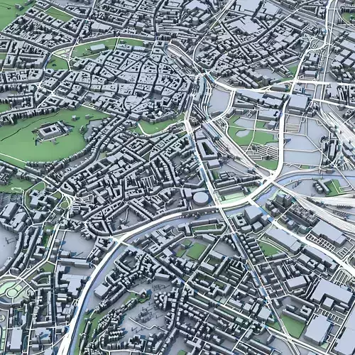 Brno City in the Czech Republic 3D model 7