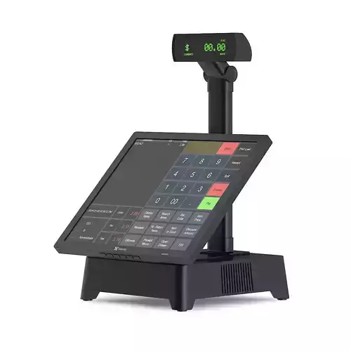 Cash Register with Touchscreen 3D model