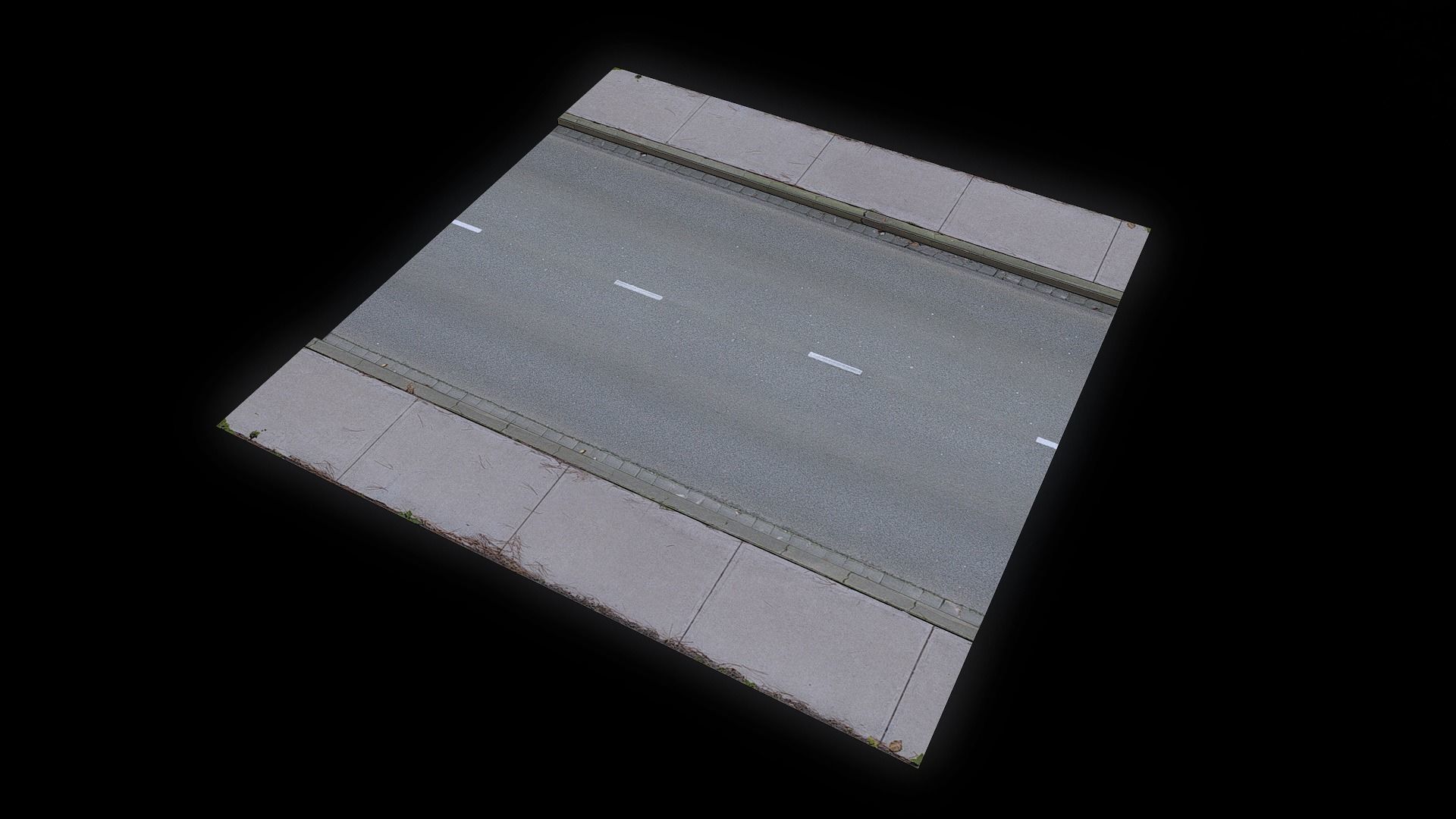 Low Poly Modular Road Network Low-poly 3D model_6