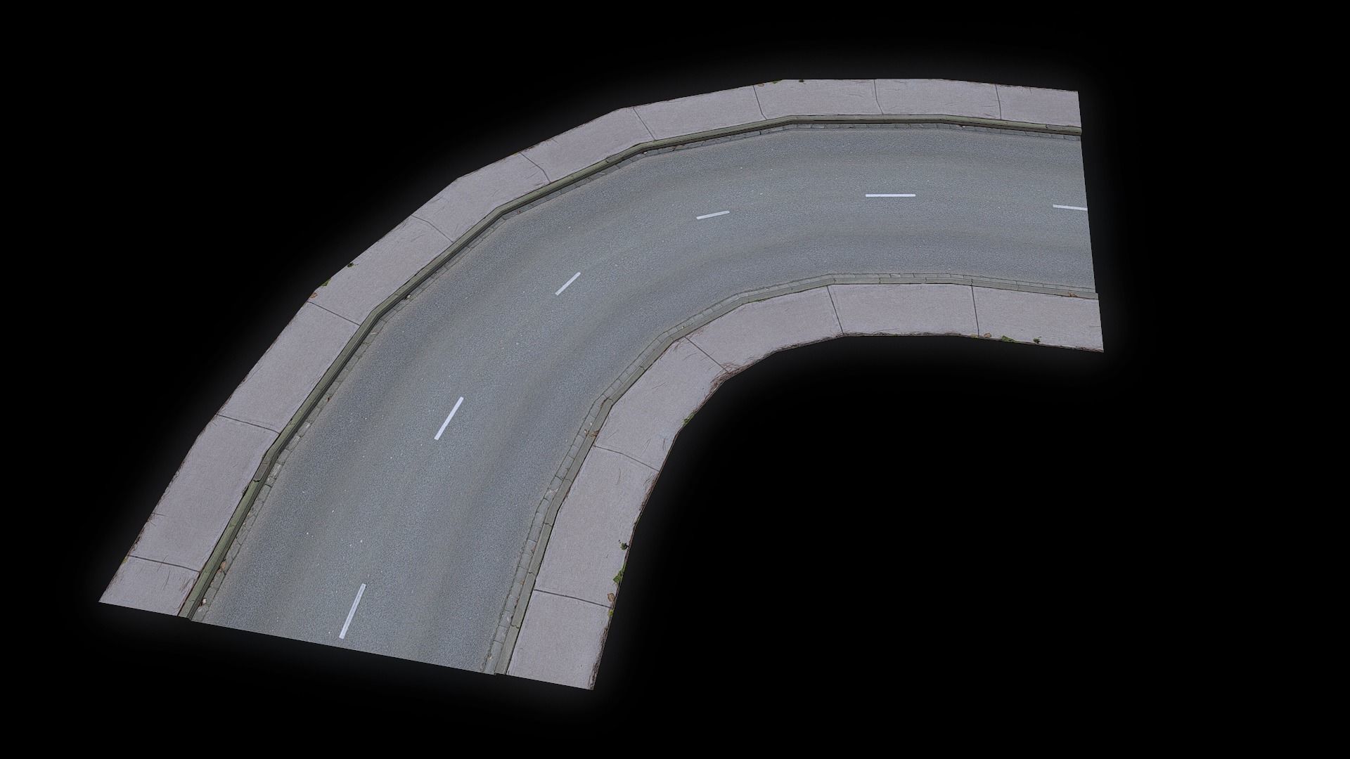 Low Poly Modular Road Network Low-poly 3D model_8