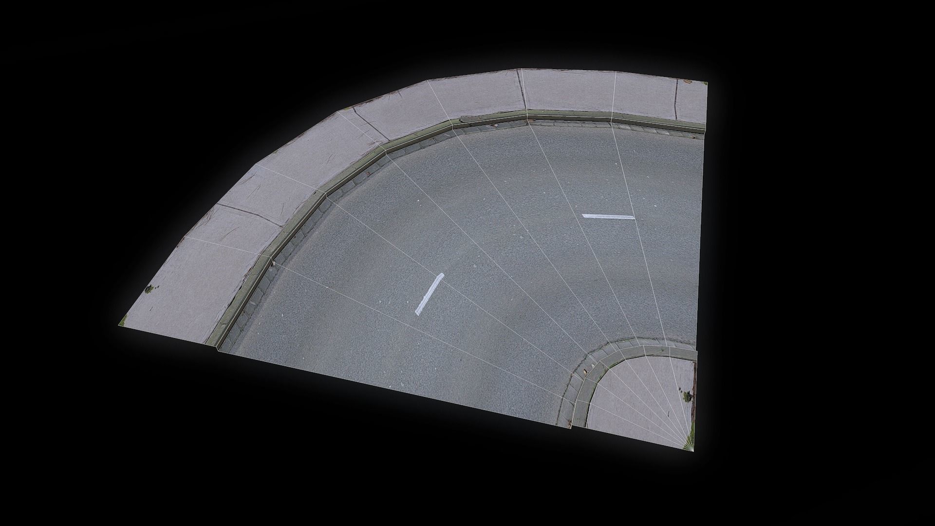 Low Poly Modular Road Network Low-poly 3D model_11