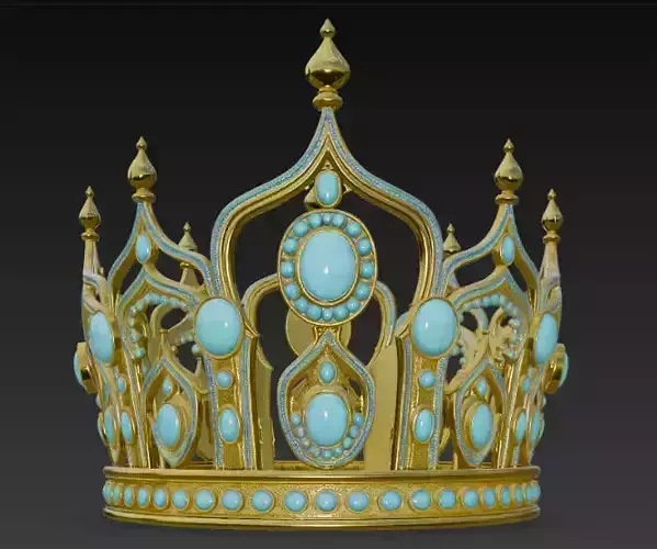 Golden Crown 3d model
