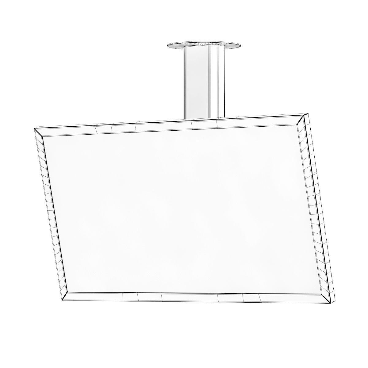 Market Ceiling Screen 3D model_1